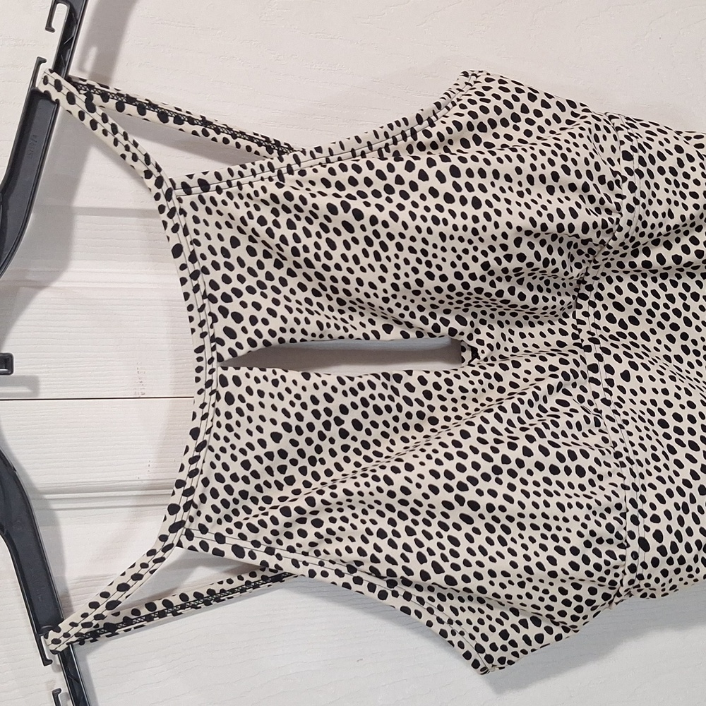 Ellen Tracy ruched keyhole one piece swimsuit - 8 - leopard print - Picture 2 of 9